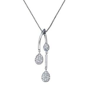【貨物輸送無料】宝飾品・付属品 アナリースドロップクリスタルペンダントオンチェーンannaleece goccia cristalli ciondolo su 16  chain