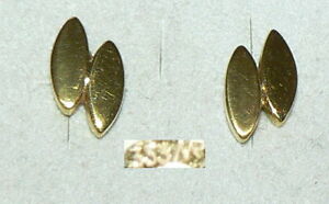 【貨物輸送無料】宝飾品・付属品 イヤリングゴールドプラグorecchini  spina di 333er oro 地方検事4403