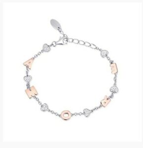 【貨物輸送無料】宝飾品・付属品 シルバーロゼジルコンブレスレットbracciale mabina インチ argento rose 925 e zirconi  533193 amore
