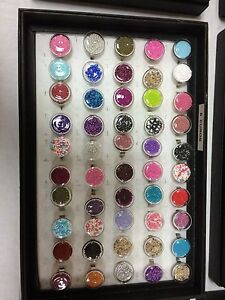 【貨物輸送無料】宝飾品・付属品 ロットドプティットバグブルドヴェールプレートlot de 10 petites bague bulle de verre plate