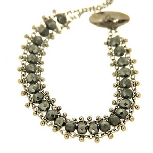 【貨物輸送無料】宝飾品・付属品 ヘマタイトミチャウベトナムブレスレットmychau bracciale vietnamita インチ argento e ematite 18049