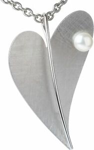 【貨物輸送無料】宝飾品・付属品 エルンストデザイントレーラーステンレススチールハートソリッドパールernstes design rimorchio an214 cuore インチ acciaio inox perle massiccio 58 粍 opaco