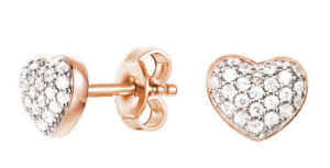【貨物輸送無料】宝飾品・付属品 エスプリボタンイヤリングハートローズシルバーesprit donna orecchini a bottone petite heart rose eser 92693c 925 argento