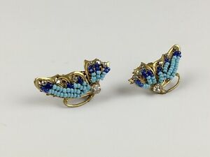 【貨物輸送無料】宝飾品・付属品 ミリアムハスケルバタフライイヤリングmiriam haskell orecchini a farfalla