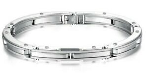 【貨物輸送無料】宝飾品・付属品 ペーパーウェイブレスレットマンサタンbracciale brosway uomo doha bdh13 semirigido lucido e satinato