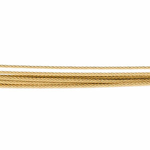 【貨物輸送無料】宝飾品・付属品 デザインロープネックレススチールチェーンdesign serio fune collana ds10gg 10 volte catena インチ acciaio dorato