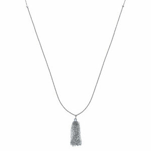 【貨物輸送無料】宝飾品・付属品 シルバーカスケードシュードロップネックレスインチscarpa dargento a cascata goccia collana 17 pollici