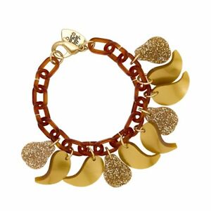 【貨物輸送無料】宝飾品・付属品 タティデバインゴールドブレスレットペラtatty devine braccialetto doro pera