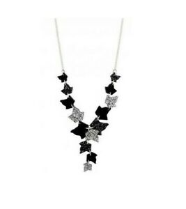 【貨物輸送無料】宝飾品・付属品 タティデバインクライミングアイビーブラックネックレスtatty devine arrampicata ivy collana nero
