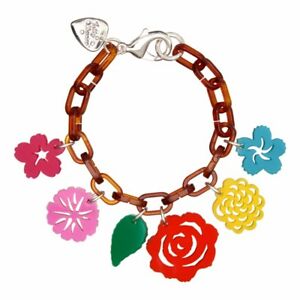 【貨物輸送無料】宝飾品・付属品 タティデバインメキシカンフラワーブレスレットチャームtatty devine messicano fiore bracciale con charm