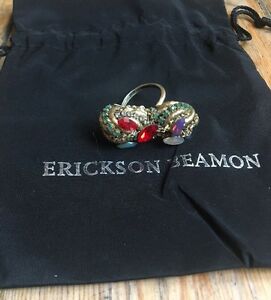 【貨物輸送無料】宝飾品・付属品 エリクソンビーモンゴールドメッキイエローリング
