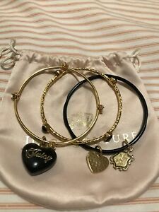 【貨物輸送無料】宝飾品・付属品 ジューシークチュールペンダントブレスレットセットjuicy couture set di braccialetti con ciondoli