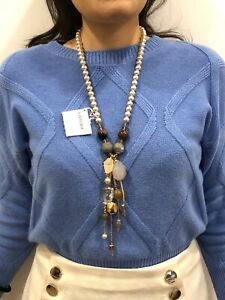 【送料無料】ジュエリー・アクセサリー バニティネックレスリバーパールクリスタルスワロフスキーハイジュエリーvanity her jewels collana perle di fiume cristalli swarovski alta bigiotteria