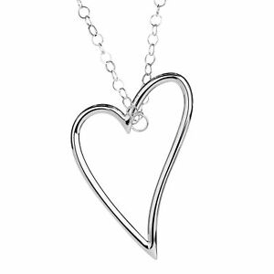 【貨物輸送無料】宝飾品・付属品 デザインコリアーネックレスステンレススチールハートdesign serio collier collana k804 cuore インチ acciaio inox