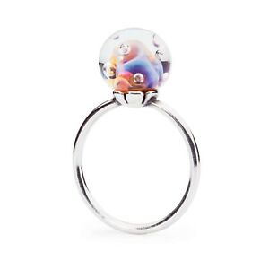 【貨物輸送無料】宝飾品・付属品 シルバーリングトロールビーズオーロラリングanello argento donna  trollbeads tagri00093 aurora ring mis 13