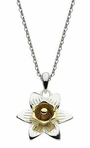 【送料無料】ジュエリー・アクセサリー ヘリテージシルバースターリングゴールドプレートキャリーネックレスheritage argento sterling e oro piastra carey daffodil collana di lunghezza 45