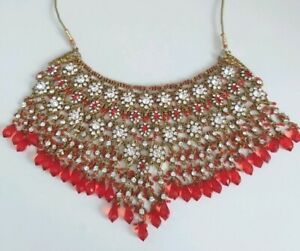 【送料無料】ジュエリー・アクセサリー ボリウッドジュエリーセットブライダルジュエリー** bollywood jewelry setbridal jewelryred nuovo ** 19,586円