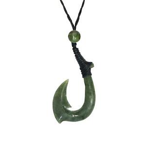 【送料無料】ジュエリー・アクセサリー ジェイドペンダントネックレスネフリトマオリヘイマタウ81stgeneration collana pendente intagliato giada nefrite maori hei matau