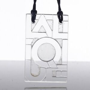 ラリック　ロゴ 透明クリスタルネックレス 楽天市場】【緑屋質屋】LALIQUE(ラリック) クリスタル