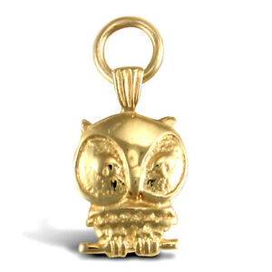 【送料無料】ジュエリー・アクセサリー ソリドオウロアマレロワイズピンゲンテベルロックナイトフクロウsolido ouro amarelo 9ct wise pingente berloque night owl