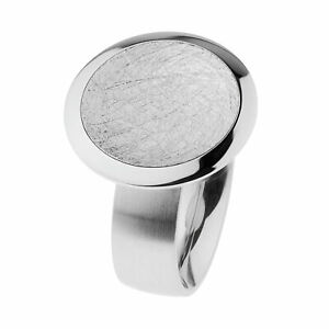 【送料無料】ジュエリー・アクセサリー ステンレスdesign serio anello r700 acciaio inox lucidata grattata 20 mm larghezza 4865
