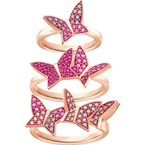 【送料無料】ジュエリー・アクセサリー リングスワロフスキーリリアセットローズゴールドメッキanello swarovski lilia set 52, multicolore, placcatura in oro rosa 5409020