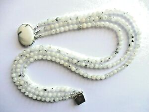 【送料無料】ジュエリー・アクセサリー コリアールチルオパレランフェルモアルチルcollier rutile opale 3 rangs425ctsfermoir rutile