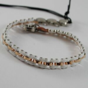 【送料無料】ジュエリー・アクセサリー チェーザレパシオッティホワイトセラミックスチールブレスレットbracciale in acciaio con ceramica bianca cesare paciotti 4us articolo 4ubr1417