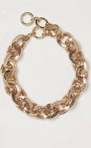 【送料無料】ジュエリー・アクセサリー モスキーノゴールドプラッティアネックレスhamp;m hm moschino gold plattierte collana