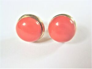 【送料無料】ジュエリー・アクセサリー シルバーイヤリングコーラルorecchini argento 835 dorato con corallo, 3,84 g｜hokushin