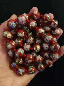 【送料無料】ジュエリー・アクセサリー アジアクロワゾンネネックレスcollana cloisonne asiatico rosso e blu
