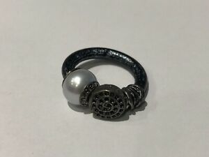 【送料無料】ジュエリー・アクセサリー ヌエボアニージョリングラブリュイセタプラタクエロパールタラnuevo  anillo ring  la bruixeta  plata, cuero amp; perla  talla 15