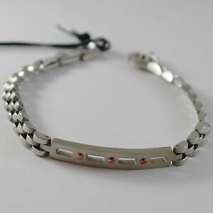 【送料無料】ジュエリー・アクセサリー スティールブレスレットザーザレパシオッティプレートbracciale in acciaio lucido con piastra cesare paciotti 4us articolo 4ubr4183