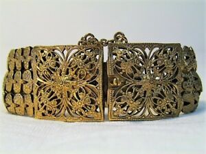 【送料無料】ジュエリー・アクセサリー ブレスレットアンシエンアンメタルドレbracelet ancien en metal dore
