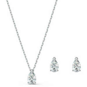 【送料無料】ジュエリー・アクセサリー スワロフスキーネックレスセットドロップイヤリングswarovski set collana e orecchini forma goccia 5569174