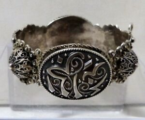 【送料無料】ジュエリー・アクセサリー ブレスレットバーヴェールアンシアンアンアルジャンbracelet berbere ancien en argent