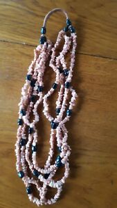 【送料無料】ジュエリー・アクセサリー アンシアンコリアーコレールローズトレスベルクアリテancien collier 4 rangs en corail rose tres belle qualite