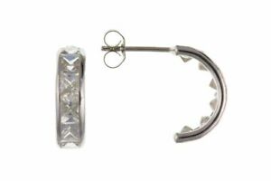 【送料無料】ジュエリー・アクセサリー ホワイトゴールドジルコニウェディングリングイヤリング9ct oro bianco zirconi fede nuziale orecchini