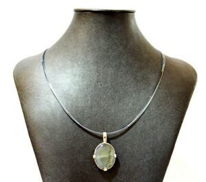 【送料無料】ジュエリー・アクセサリー コリアーラブラドリットアルジェントcollier labradorite argent