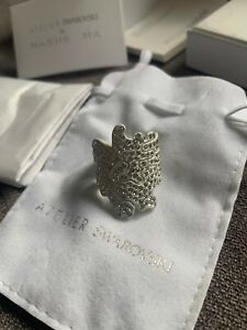 【送料無料】ジュエリー・アクセサリー アトリエスワロフスキーフィオーレフィオーレアネッロgenuine atelier swarovski da masha ma fiore fiore anello 58 5141886