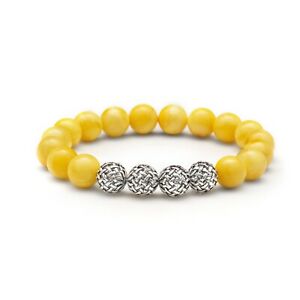 【送料無料】ジュエリー・アクセサリー バルティックアンバーレディースブレスレットシルバーペンダントbracciale donna uomo in ambra baltica con ciondoli in argento