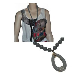 【送料無料】ジュエリー・アクセサリー ヴォーグビジューコリアーソティエヴィンテージクーラーパールグリvogue bijoux vb rare collier sautoir vintage couleur or perle email gris