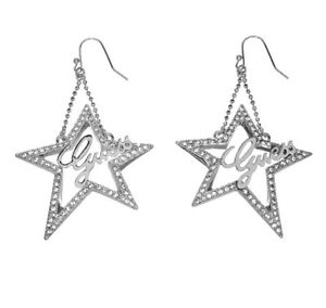 【送料無料】ジュエリー・アクセサリー イヤリングイヤリングシルバーguess orecchiniorecchini pendenti ube81157 argentato