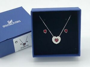 【送料無料】ジュエリー・アクセサリー スワロフスキーセットネックレスイヤリングパッケージswarovski set 5188276 collana orecchini 38 amp; 0,5 cm merce nuova con imballaggio