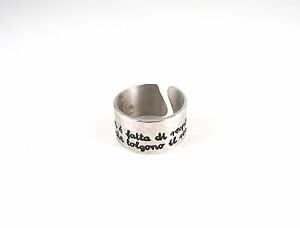 【送料無料】ジュエリー・アクセサリー シルバーリングエゴユーanello in argento ego you, ref anag317
