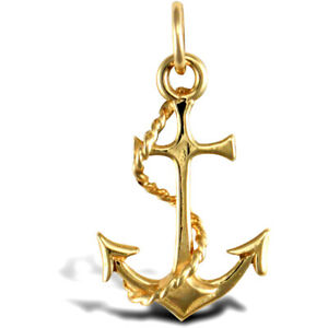 【送料無料】ジュエリー・アクセサリー ソリドオウロアマレロピンエンテベルロケアンコラsolido ouro amarelo 9ct pingente berloque ancora