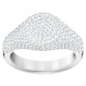 【送料無料】ジュエリー・アクセサリー スワロフスキーストーンシグネットホワイトクリスタルリングミスanello swarovski stone signet 5412077 bianco cristalli ring mis 48 8