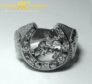 【送料無料】ジュエリー・アクセサリー シルバースターリングホースヘッドプラチナリングディップ925 argento sterling cavallo testa cz anello di platino immerso 177g 20 x 19 mm min s