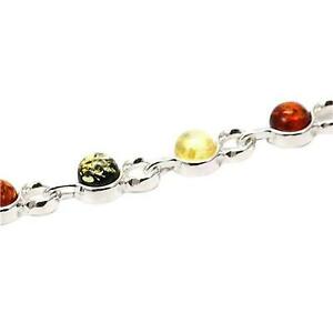 【送料無料】ジュエリー・アクセサリー オリビアコレクションシルバースターリングトライカラーアンバーブレスレットlolivia collection argento sterling tricolor ambra braccialetto