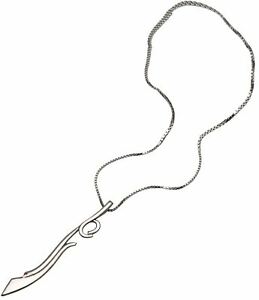【送料無料】ジュエリー・アクセサリー スターリングシルバーペンダントケルトデザインciondolo artigianale argento sterling astratto design di ispirazione celtica 67mm